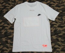 NIKE AIR Tシャツ ホワイト オレンジ 2XL ナイキ スポーツウェア エア ロゴ 半袖 白 地球 オレゴン CT6541-100_画像3