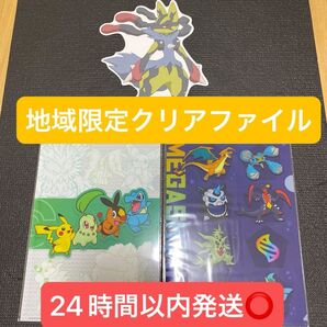 ポケモンセンター出張所〜地域限定クリアファイル2枚セット!早い者勝ち!24時間以内発送○