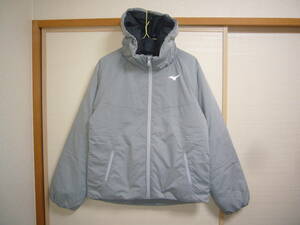  Mizuno breath Thermo reverse side nappy cotton inside jacket gray XL size 