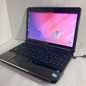 Linux FUJITSU 15.6インチ LIFEBOOK AH52 SSD搭載 ノートPC カメラDVD
