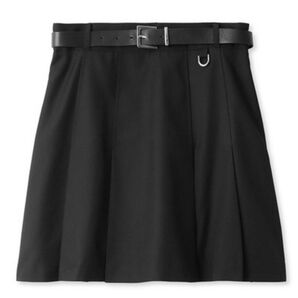 LILY BROWN リリーブラウン 黒 ベルト プリーツスカショーパン スカパン プリーツスカート キュロット 0 0サイズ