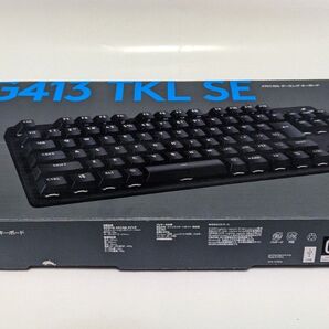 ロジクール G413 TKL SE ゲーミングキーボード タクタイル メカニカルキーボード テンキーレス 茶軸