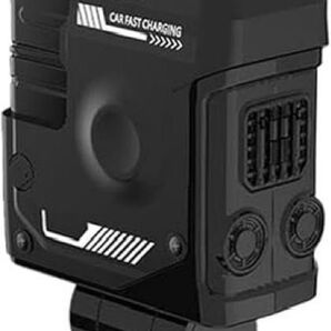 車載用充電器 シガーソケット USB Type-C 急速充電器 ブラック