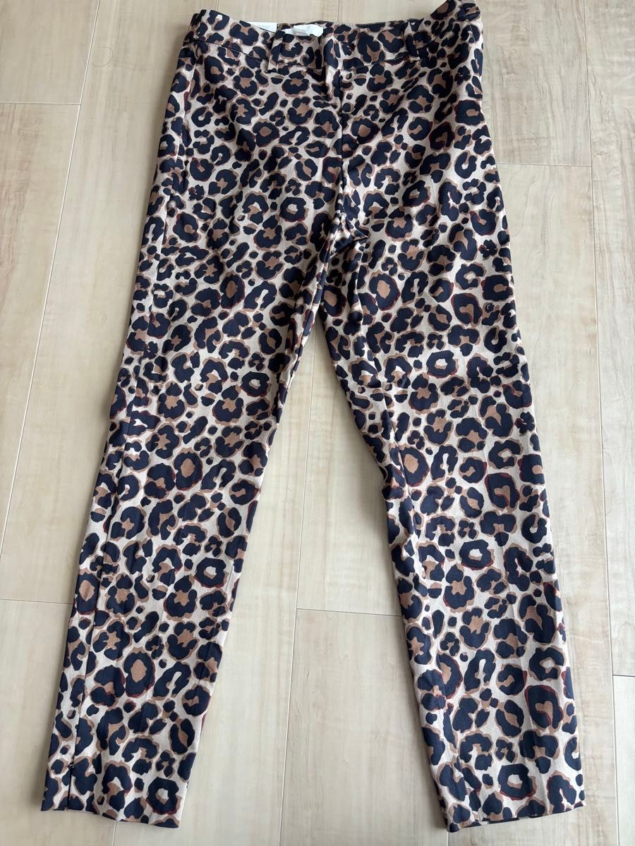 新品未使用　H&M ヒョウ柄 レオパード柄 スキニーパンツ ストレッチ カジュアル