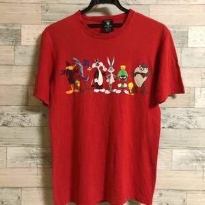 90s USA製 WARNER BROS STUDIO STOR LOONEYTUNES ルーニーチューンズ　プリント　半袖Tシャツ