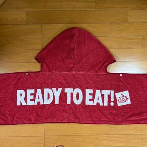 MAN WITH A MISSION マンウィズアミッション 赤ずきんちゃん タオル マフラー フード付き ブランケット 赤 1