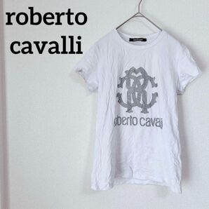 roberto cavalli ロベルトカバッリホワイト Tシャツ シンプル