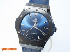  free shipping HUBLOT Hublot Classic Fusion ceramic b lumen z watch wristwatch self-winding watch 511.CM.7170.LR super-beauty goods 