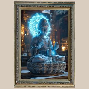 幸運と病気平癒☆ 薬師如来 ☆ No.16 【開運風水ヒーリングアート】