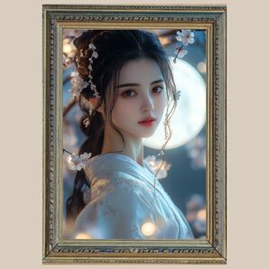 美と繁栄 ☆ 木花咲耶姫 ☆ No.19【開運風水絵画風ヒーリングアート】