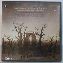 01002S 12LP★カラヤン/ドイツ・レクイエム 作品45/KARAJAN/BRAHMS/A GERMAN REQUIEM★EAC-77179～80_画像1