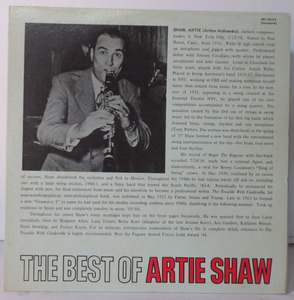 01010S 12LP★ARTIE SHAW/THE BEST OF ARTIE SHAW★HR-133-EV 