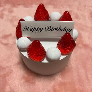 誕生日ケーキ風小物入れ 3Dプリンターとレジンで作成