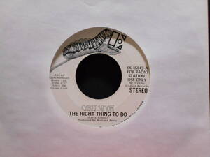 Carly Simon - The Right Thing To Do 白ラベルプロモ WLP Mono / Stereo