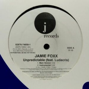 12inchレコード　 JAMIE FOXX / UNPREDICTABLE