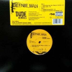 12inchレコード　 BEENIE MAN / DUDE REMIXES