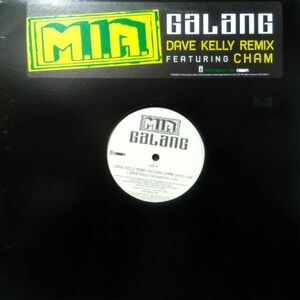 12inchレコード　 M.I.A. / GALANG feat.CHAM