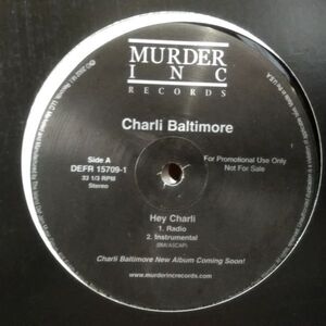 12inchレコード　 CHARLI BALTIMORE / HEY CHARLI