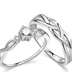 ペアリング カップル 指輪 セット シルバー