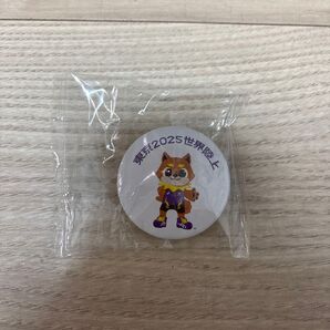 新品 東京2025世界陸上 りくワン 缶バッジ