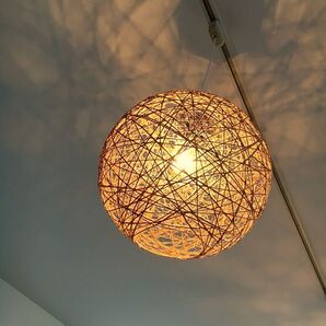 和モダン サイズ20 麻照明