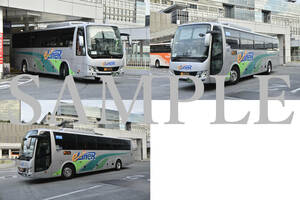 D[ bus photograph ]L version 3 sheets .. railroad aero Ace e liner 