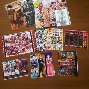 非売品 ジャンプ付録セット 僕のヒーローアカデミア ステッカー コミックスカバー