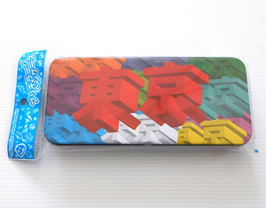 ブリキラージ ペンケース 東京 缶ペン ロゴ ケース インセンティブ 日本製 ケース 筆入れ レア グッズ 都道府県 未使用 立体 文字 3D 容器