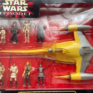 スター・ウォーズ エピソード1 ミニ・フィギュア with ナブー・ファイター ギフトパック トミー STARWARS