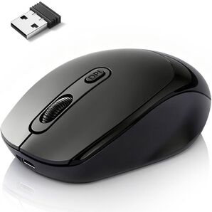 マウス 無線 Bluetooth 2.4GHz ワイヤレスマウス 静音 瞬時接続 3段階DPI切替 Type-c充電式 節電光学式