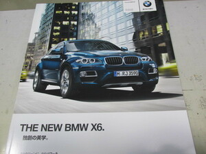 BMW X series X6 xDrive35i/xDrive50i catalog * support book 