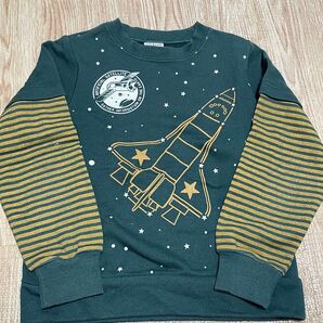 130 トレーナー 裏起毛 ブルーマート