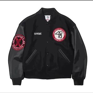 Supreme x 40 Acres Malcolm X Varsity Jacket Mサイズ スタジャン