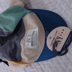 BOBSON NEW YORK STARS パッチワーク キャップ マルチカラー 未使用