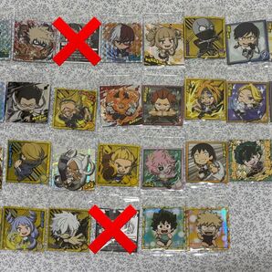 僕のヒーローアカデミア ウエハースシール vol.1 セミコンプ全30種中28種フィギュア