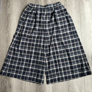 チェック柄 ガウチョパンツ シネマクラブ