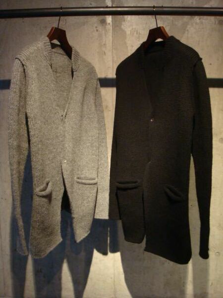 kazuyuki kumagai ATTACHMENT Robbing knit coat