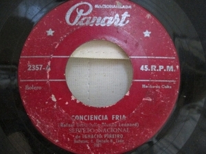 / 試聴可 / CUBA / キューバ / 45'S / SEPTETO NACIONAL DE IGNACIO PINEIRO / PANART 2357 / イグナシオ・ピニェーロ / Son / ソン