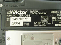 ジャンク◎Victor デジタルビデオカメラ GR-D63◎D-17_画像7