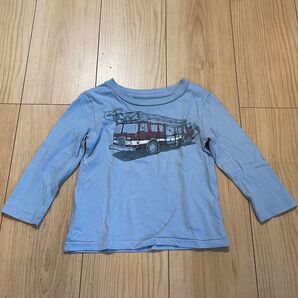 baby GAP 消防車プリント長袖Tシャツ 12-18ヶ月用 80cm