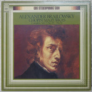 01010i 12LP★ ALEXANDER BRAILOWSKY / CHOPIN MAZURKAS complete vol.3 no.33-no.51★ 13AC38 アレクサンダー・ブライロフスキー ショパン