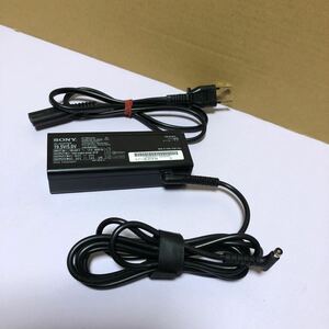  used beautiful goods SONY AC adaptor VGP-AC19V73 19.5v-2.0A/5.0v-1.0A operation goods SHA 533