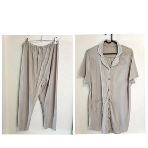 マタニティ パジャマ セット ルームウェア M L 妊婦 出産 上下セット ルームウェア