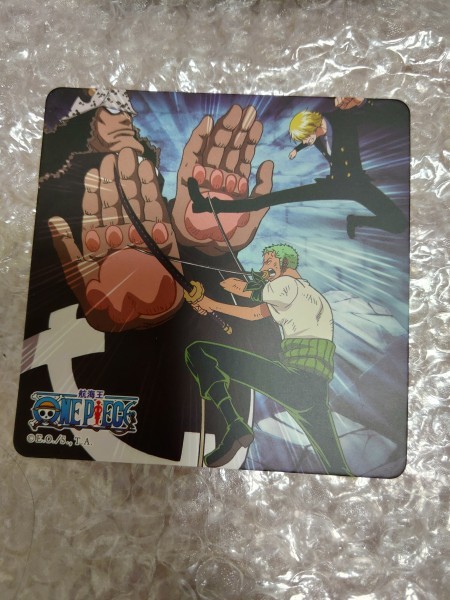 ONEPIECE ワンピース サンジ&ナミ アートコースター 原画 原作絵
