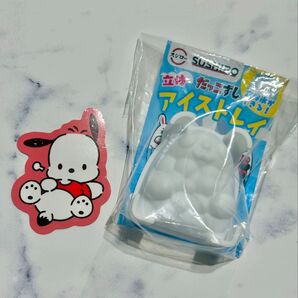 サンリオ はぴだんぶいスシローコラボ ピック だっこずし アイストレイ 2点セット ポチャッコ いくらパンダ