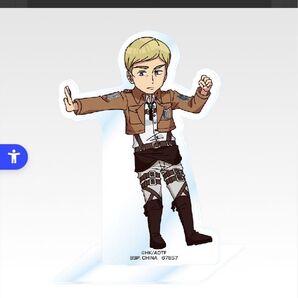 進撃の巨人 一番くじ H賞アクリルスタンド 獣の巨人は俺が仕留める エルヴィン