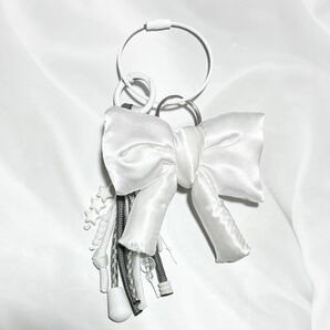 パラコード キーチャーム リボン ハンドメイド