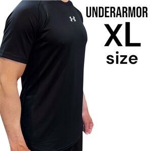 UA アンダーアーマー ドライウェア 吸汗 速乾 伸縮性 半袖 UNDER ARMOURトップスメンズ Tシャツ XLサイズ