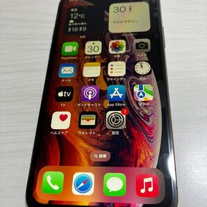 【美品】iPhone XS 256GB ゴールド SIMフリー 純正バッテリー交換済