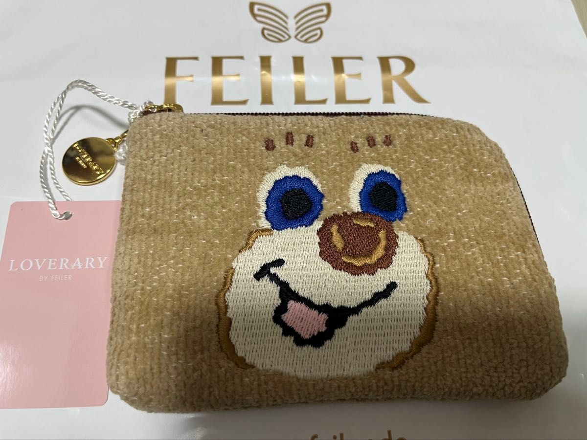 新品・未開封】ドアップテディ L字ファスナーポーチ フェイラー